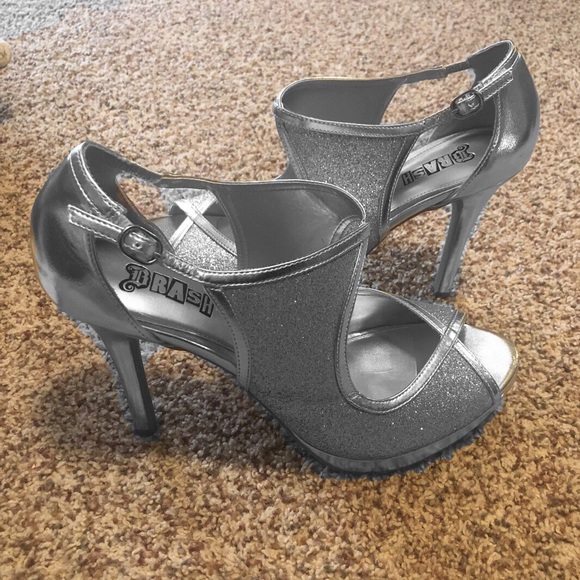 Brash Shoes - BRASH Platform Glitter Pumps